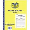 Business Books | Spirax Spirax 501 Purchase Order Book Carbonless Quarto 250X200Mm 50 Duplicate Sets Side Opening