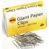 Clips & Fasteners | Marbig Marbig Paper Clips Giant 50Mm Chrome Box Of 100