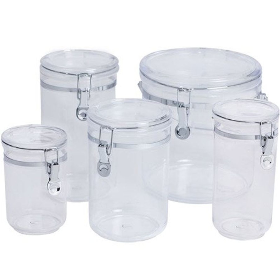 Cleaning & Safety/Kitchen | Connoisseur Connoisseur Acrylic Storage Canister Round 0.8 Litres