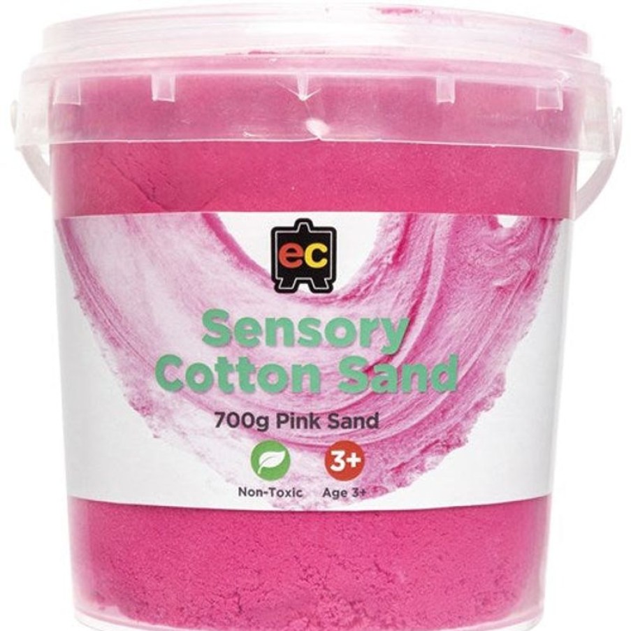 School Supplies/Art & Craft | EC Ec Sensory Cotton Sand 700G Tub Pink