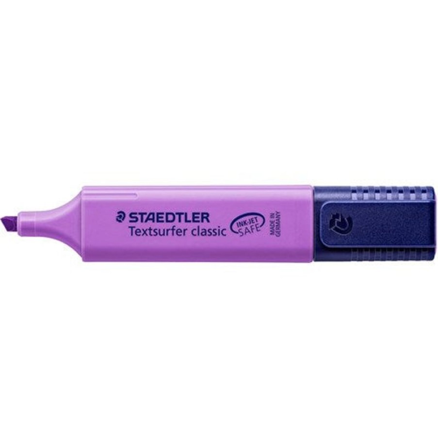 Markers & Highlighters | Staedtler Staedtler Classic Highlighter Chisel 1-5Mm Textsurfer Violet Box10