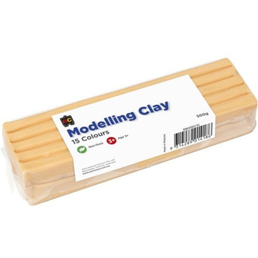 School Supplies/Art & Craft | EC Ec Modelling Clay 500Gm Flesh