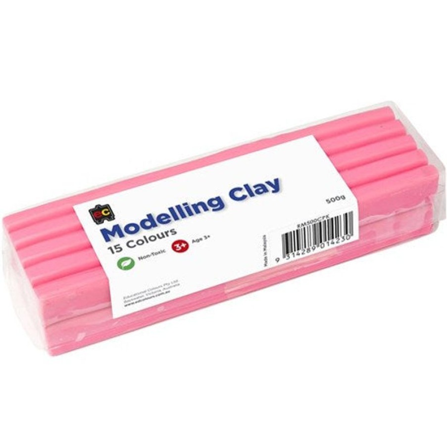 School Supplies/Art & Craft | EC Ec Modelling Clay 500Gm Pink