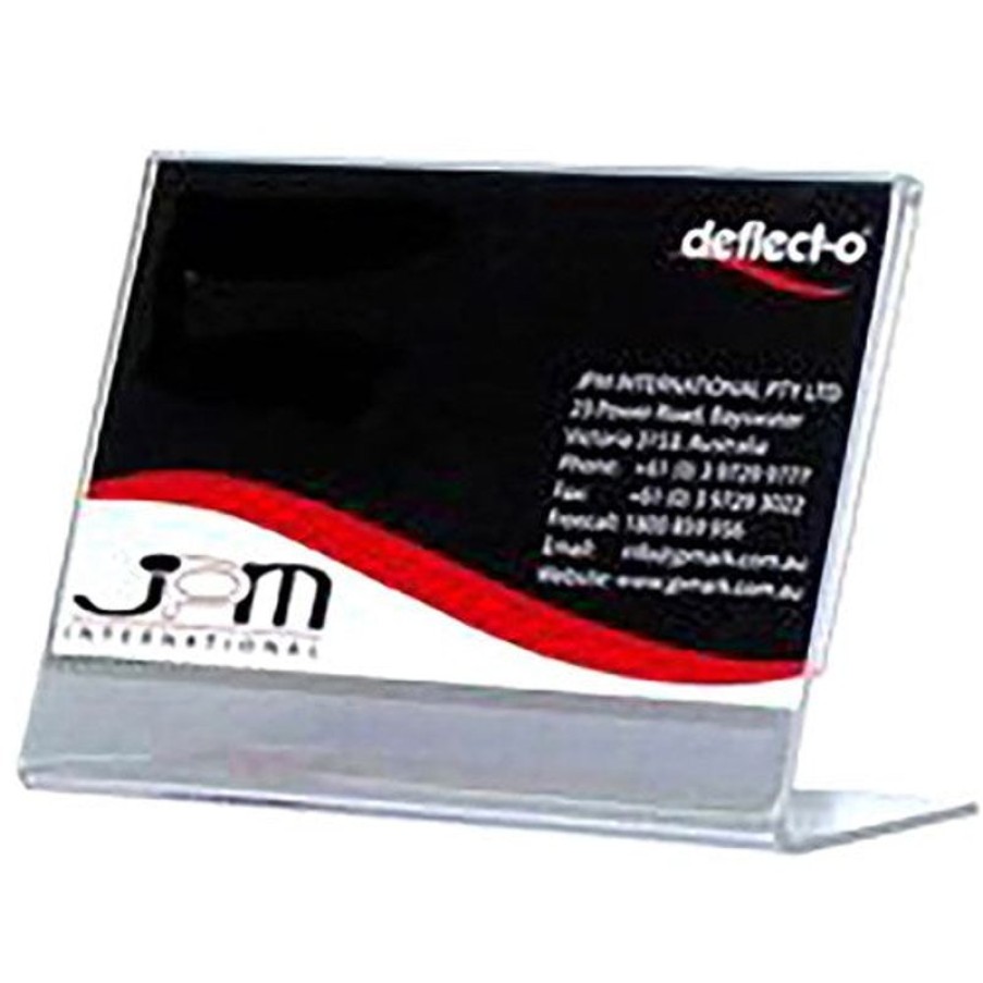 Brochure Holders | Deflecto Deflecto Business And Place Card Holder Single Tier