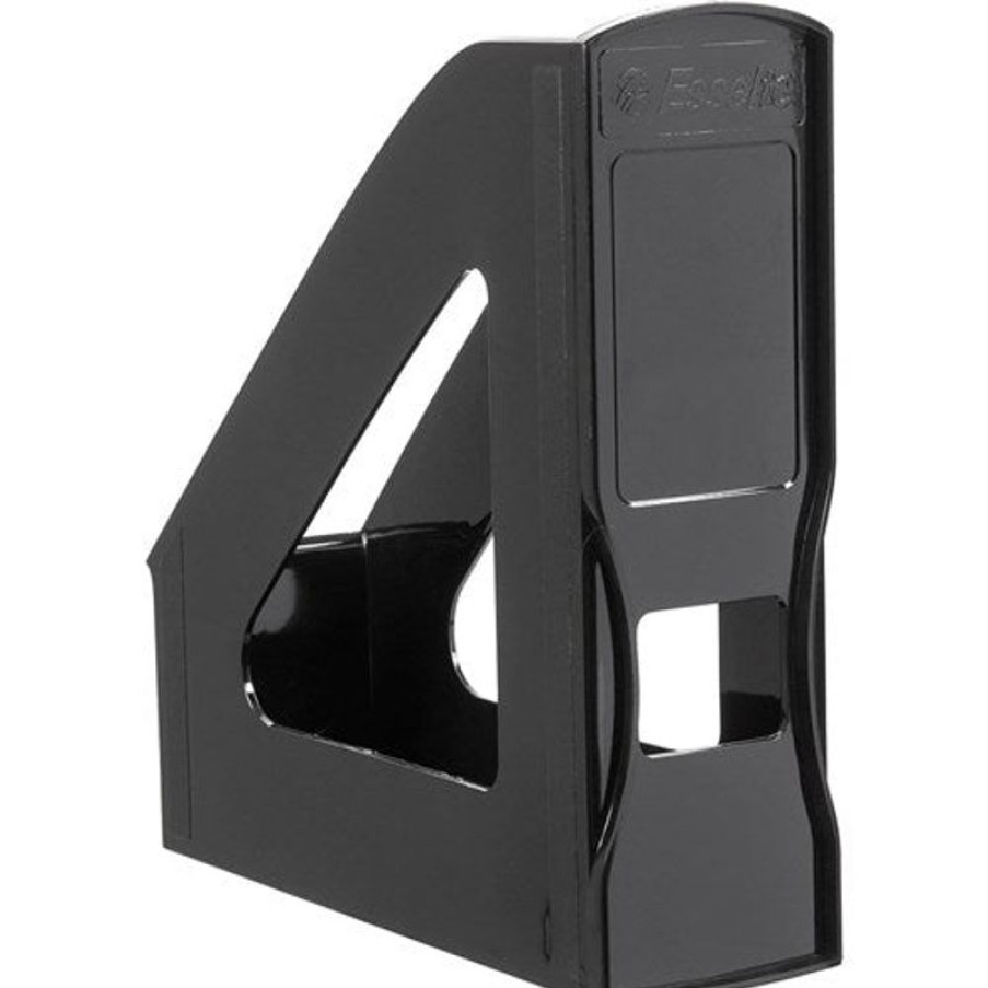 Desk Top Accessories | Esselte Esselte Nouveau Magazine File Black