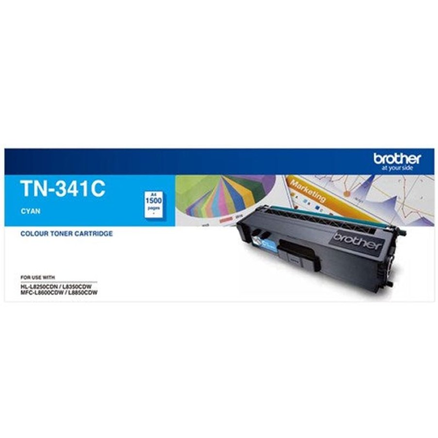 Telephones & Accessories | Brother Brother Tn-341C Toner Cartridge Cyan