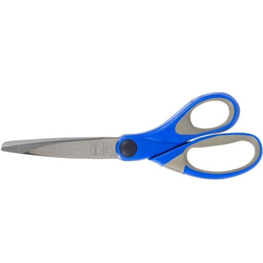 Scissors & Cutters | Marbig Marbig Comfort Grip Scissors 210Mm Blue & Grey Handle