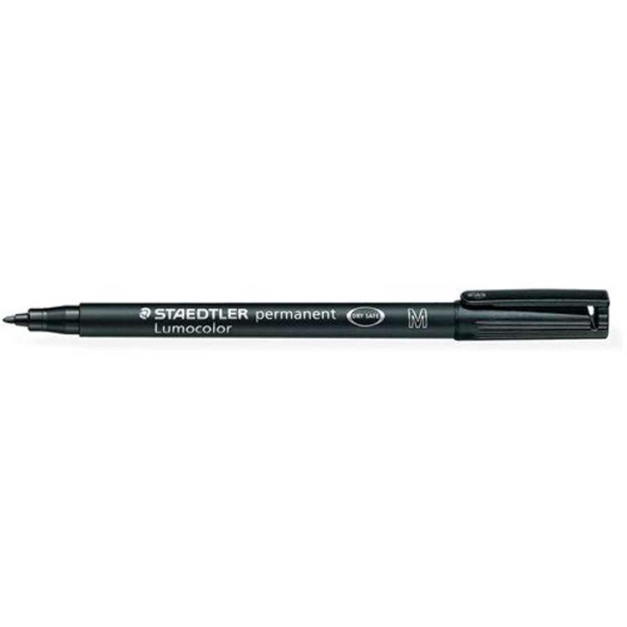 Markers & Highlighters | Staedtler Staedtler 317 Lumocolor Pen Permanent Medium 1Mm Black Pack10