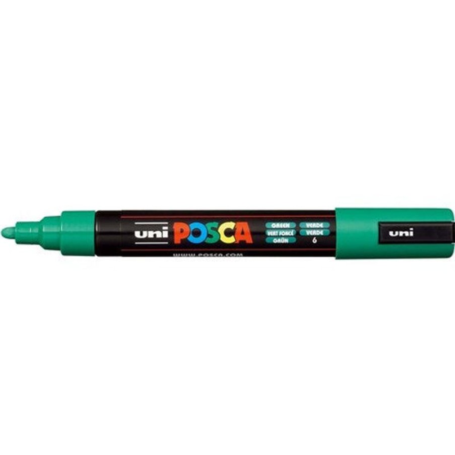 Markers & Highlighters | POSCA Uni Posca Paint Marker Pc-5M Medium 2.5Mm Bullet Tip Green