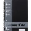 Telephones & Accessories | Colourhide Colourhide Lecture Book A4 7 Hole Punched Side Bound 140 Page Black