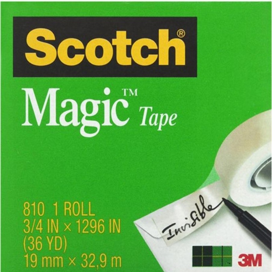 Tapes & Adhesives | Scotch Scotch 810 Magic Tape 19Mmx32.9M