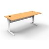 Office Furniture | RapidLine Rapidline Rapid Span Straight Desk 1500W X 700D X 730Mmh Beech/White