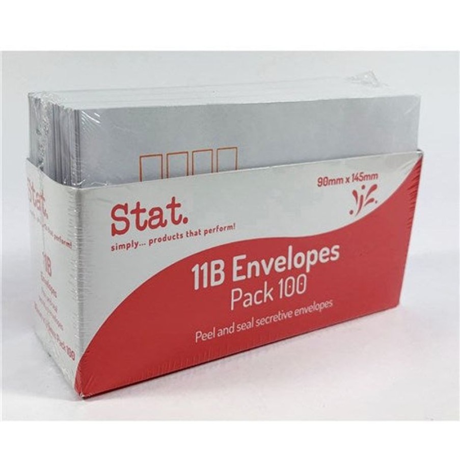 Envelopes & Post Accessories | Stat Stat Peel And Seal Envelope 11B Secretive White Pack Of 100