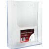 Brochure Holders | Deflecto Deflecto Brochure Holder A4 Single Tier Wall Mount