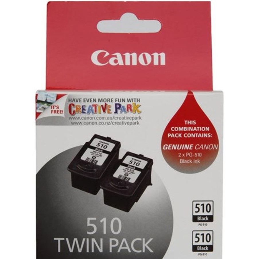 Inkjets | Canon Canon Pixma Pg510 Ink Cartridge Twin Pack Black